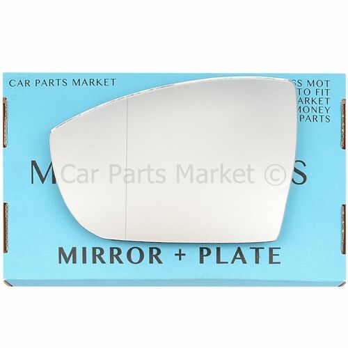 Linke Beifahrerseite Weitwinkel Außenspiegelglas Für Ford Kuga 2008-2019 + Platte