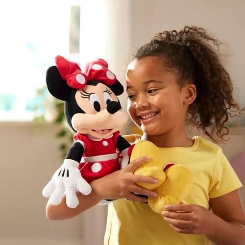 Peluche Minnie Mouse rouge de taille moyenne