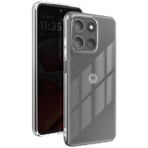 Coque pour Moto G17 / G17 Power en Silicone Fin 2mm avec Bord Surélevé Mayaxess Transparent