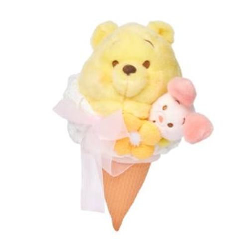 Petite peluche Bouquet Winnie l'Ourson et Porcinet, 22 cm