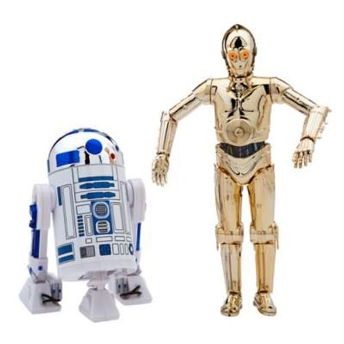 Figurines articulées R2-D2 et C-3PO lumineuses et sonores, Star Wars