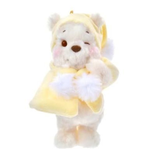 Disney Store Japon Porte-clés petite peluche Winnie l'Ourson pastel
