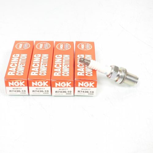 Bougie D'allumage Ngk Pour Moto Ktm 65 Sx R7436-10 / 4900 / Par 4 Neuf