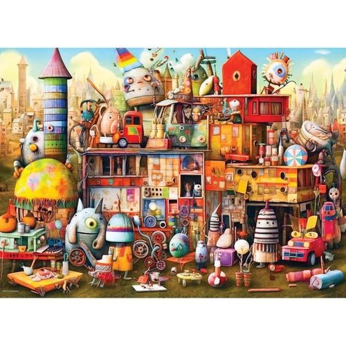 Puzzle Pièces Xxl - Jouets Curieux -Ray Powers - Puzzle 500 Pièces