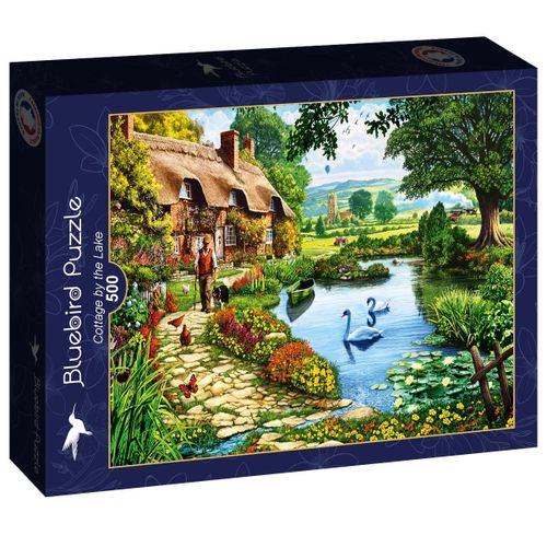 Cottage By The Lake - Puzzle 500 Pièces