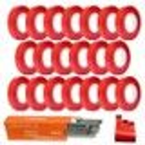 21 Pack Pince à Lier Branche Machine À Taper Nouer Branches, 20 PCS Rubans de Pépinière, 1 Boîte Agrafes pour Raisins, Tomates Vigne