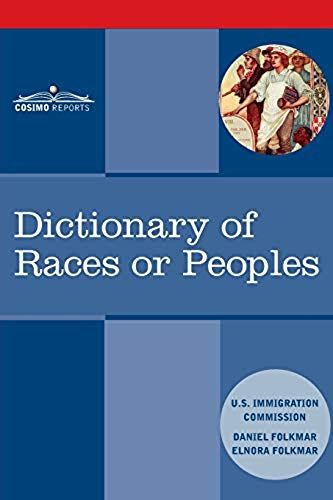 Dictionary Of Races Or Peoples