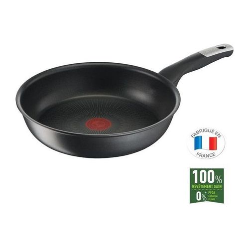 Tefal G2550302 Poele 22 Cm Unlimited Tous Feux Dont Induction - Fabrication Francaise - Noir