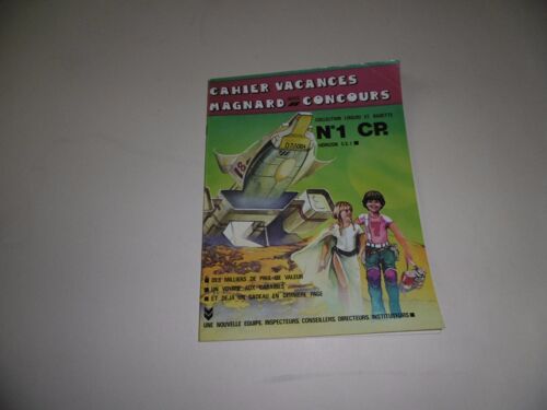Cahier Vacances Magnard Avec Concours Cp Vers Ce1
