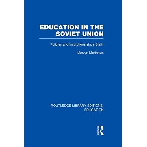 Education In The Soviet Union