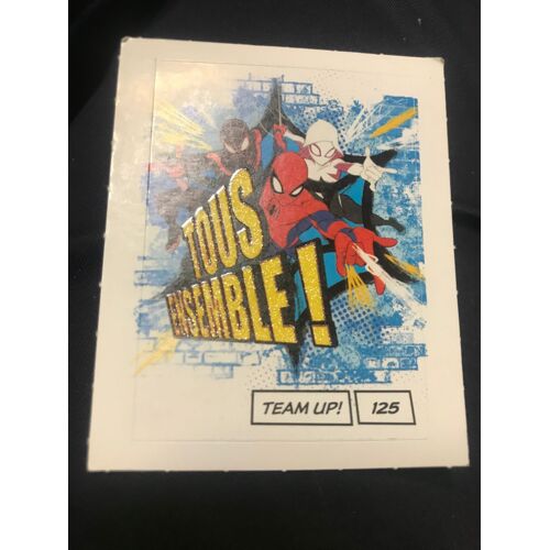 Sticker N.125 Team Up - Tous Ensemble - Marvel - Leclerc - 2020
