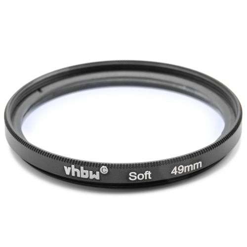 vhbw Filtre à effet flou artistique pour appareils photos, reflex numériques compatible avec Canon, Nikon, Olympus, Panasonic, Sony - 49 mm