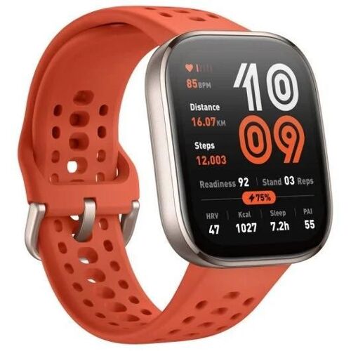 Amazfit Bip 6 Reloj Smartwatch 1.97" 2000nits Mapas Offline 140 Deportes Rojo