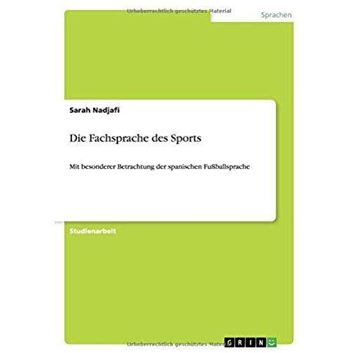 Die Fachsprache Des Sports