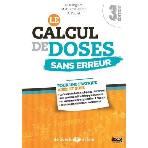 Le Calcul De Doses Sans Erreur