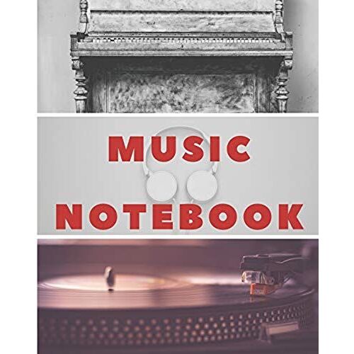 Music Notebook: Music Manuscript Staff Paper