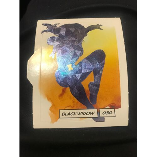 Sticker N.30 Black Widow - Marvel - Deviens Un Héros - Leclerc