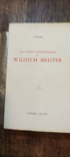 Les Annés D'apprentissagede Wilhelm Meister