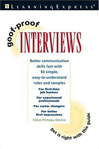 Goof Proof Interviews
