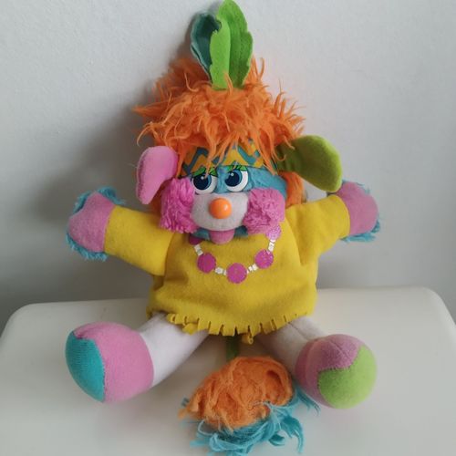 Ancienne Peluche Popples Indien - 20 Cm