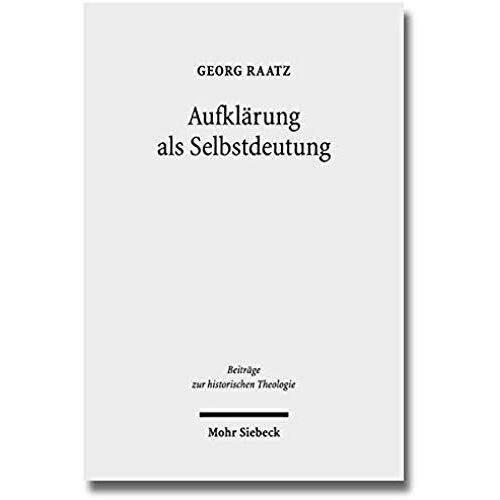 Aufklärung Als Selbstdeutung