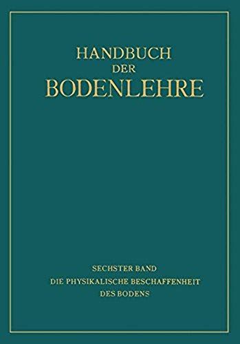 Die Physikalische Beschaffenheit Des Bodens