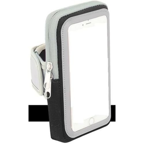 Brassard De Sport Pour Samsung Galaxy A20E / A30 / A30S / A50 / A51 - Avec Grand Compartiment - Noir