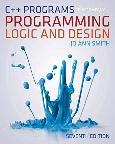 C++ Programs To Accompany Prog