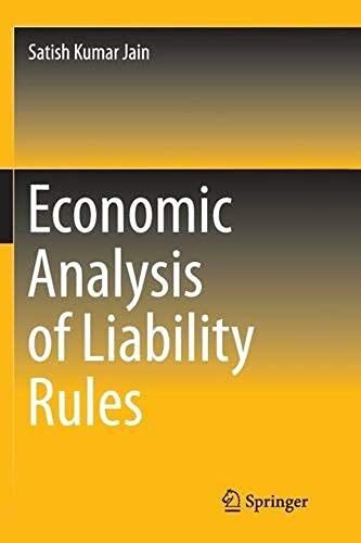 Economic Analysis Of Liability Rules