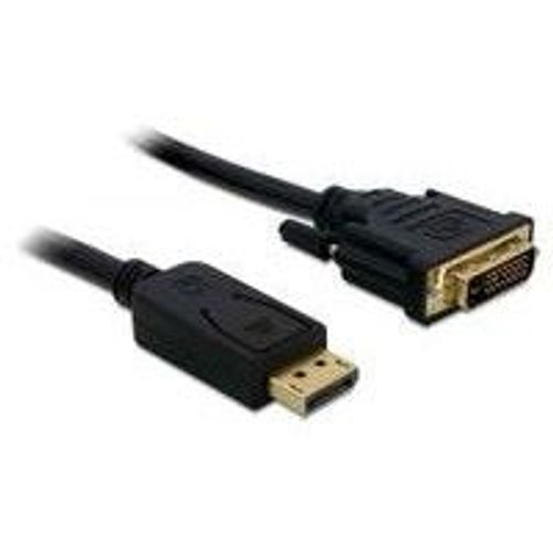 Cable Delock Compatible Dp 1.1 - Dvi 24+1 5m Schwarz