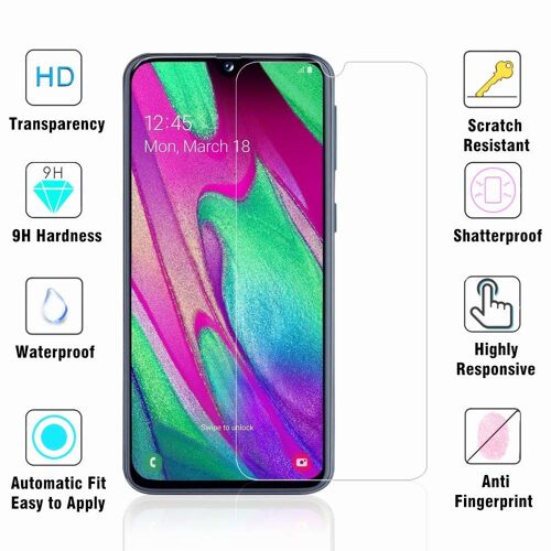 Film protecteur Samsung Galaxy A40 en verre trempé
