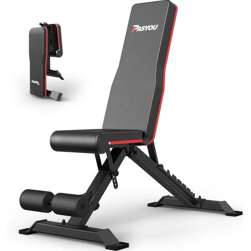 Asfasfq-Banc De Musculation Pliable Avec 9x4x3 Positions Réglables Bancs Multi-Inclinable Declinable - Banc Musculation Complet Pour La Salle De Gym À Domicile, Charge De Poids Max.318kg