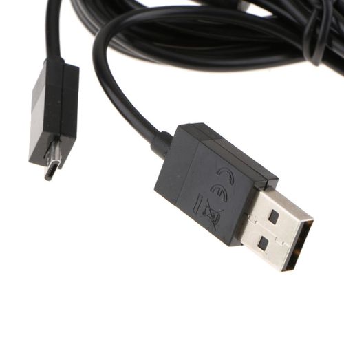 2m Micro Usb Chargeur Câble De Données De Charge Pour Xbox One Ps4 Contrôleur - Noir Magideal