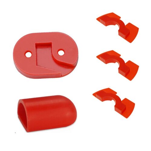 Accessoires De Remplacement De Scooter Pour M365/M187/Pro Taillight Pad Fastener Cap Damping, Red
