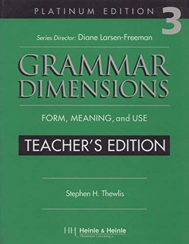 Grammar Dimensions 3