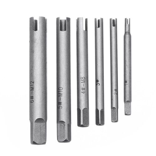 6pcs M4-M12 Endommagé Vis Extracteur Alliage Vis Boulon Remover