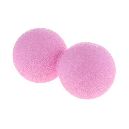 1 Pièce Balle De Massage Pvc Double Ball Pink
