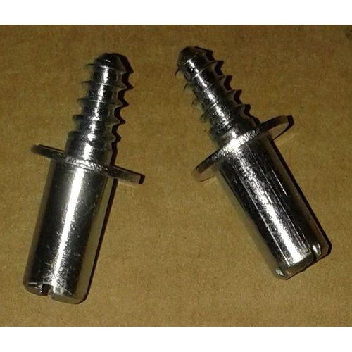 2 Vis Décentrées pour support interne de meuble Ikea 25mm de long partie filetée 12mm Diamètre 5mm Vissage plat ou cruxiforme