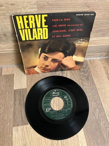 Vinyle 45 Tours-Hervé Vilard-Fais-La Rire