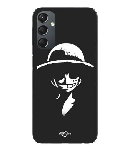 Coque Pour Samsung Galaxy A14 Monkey D.Luffy black and white Maniacase