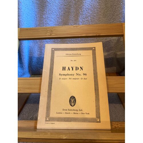 Haydn Symphonie N°96 En Ré Majeur Partition Poche Eulenburg 481