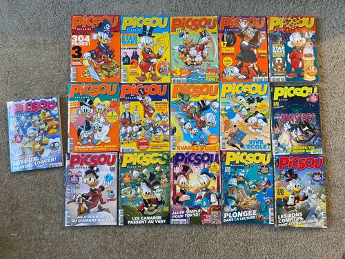 Picsou Magazine Collection Du Numéro 542 Au 558
