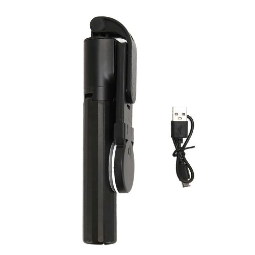 Perche À Selfie Avec Lumière D'appoint Amovible Trépied De Téléphone Extensible Jusqu'à 26,8 Pouces Avec Télécommande Support De Trépied De Téléphone Noir