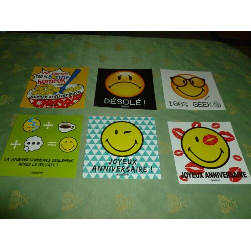 Lot Cartes Vintage Anniversaire Et Ou V?ux