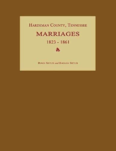 Hardeman County, Tennessee, Marriages 1823-1861