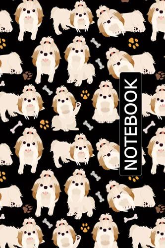 Shih Tzu Notebook: Shih Tzu Dog Lover Notebook For Men, Women, Girls, And Kids - 6 X 9 Inches - 100 Pages