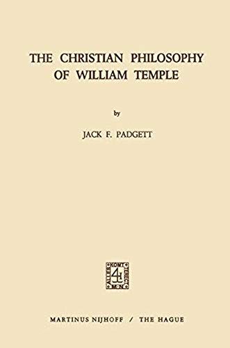 The Christian Philosophy Of William Temple