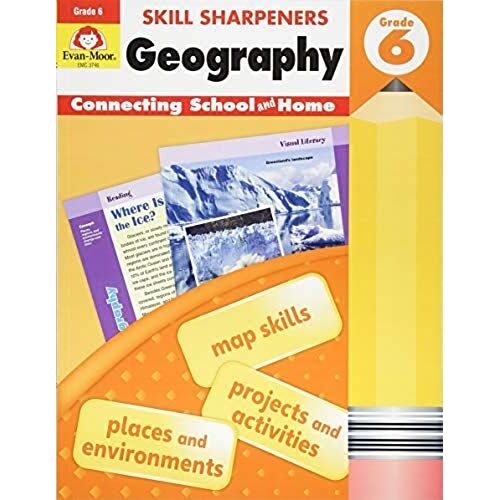 Skill Sharpeners: Geography, Grade 6 Workbook