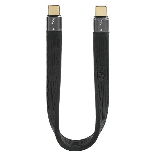 Câble de type C 40 Gbit/s Transfert de données 8K à 60 Hz Sortie vidéo 100 W Câble de charge rapide Conception FPC