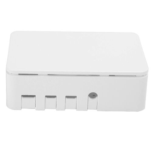 Boîtier pour Raspberry Pi 4 ABS avec trou d'aération et couvercle amovible 9,4 x 6,3 x 3,0 cmBlanc